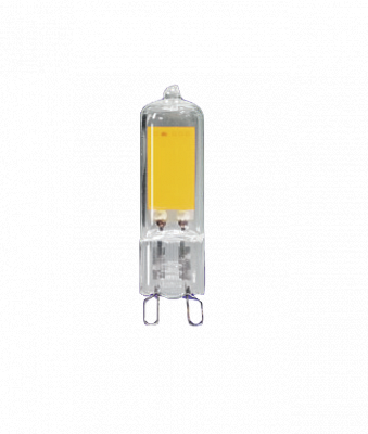 

Лампа светодиодная G9, 220В, 3Вт, 240лм, 3000K/теплый, 75 Ra, Jazzway PLED-G9 COB 3W 3000K (5015326), PLED-G9 COB 3W 3000K