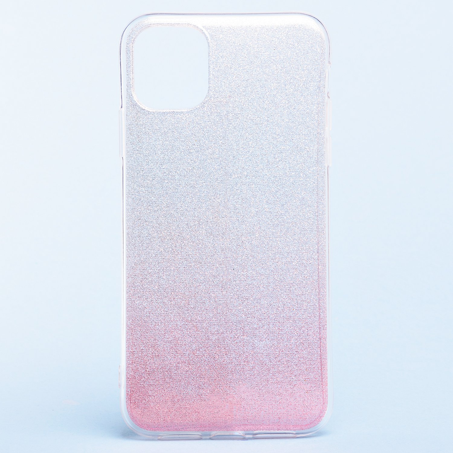 Чехол-накладка Glamour Glamour для смартфона Apple iPhone 12/12 Pro, силикон, (rose/silver (119278)