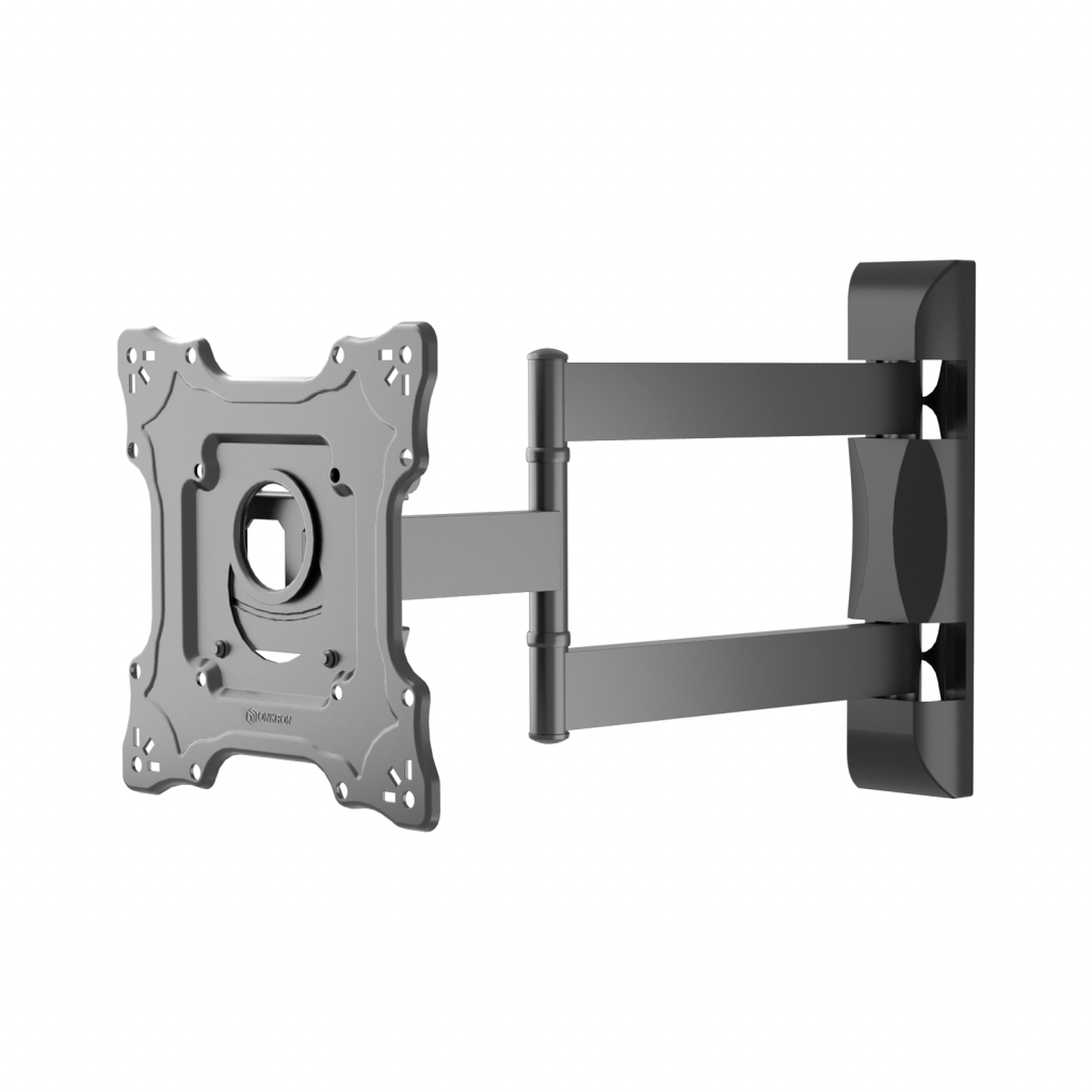 

Кронштейн настенный TV/монитора ONKRON NP25, 17"-43", VESA 100x100мм-200x200мм, наклонный, поворотный, до 35кг, черный, NP25