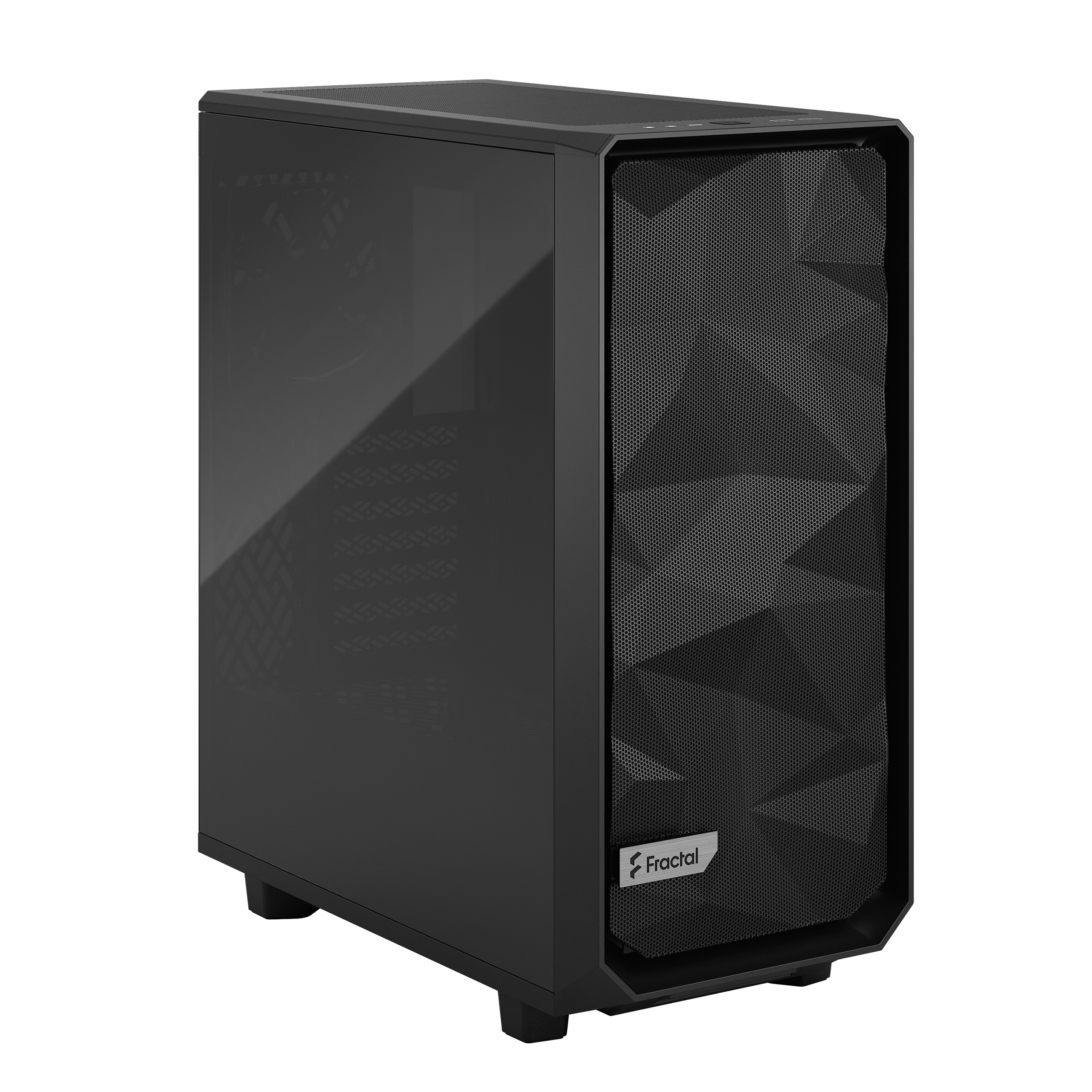 Корпус Fractal Design Meshify 2 Compact Dark, ATX, Midi-Tower, 2xUSB 3.0, USB Type-C, черный, Без БП (FD-C-MES2C-02)