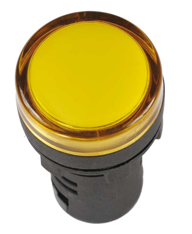 

Лампа индикаторная LED желтый 16 мм 24 В AC/DC, IEK AD16DS (BLS10-ADDS-024-K05-16), AD16DS