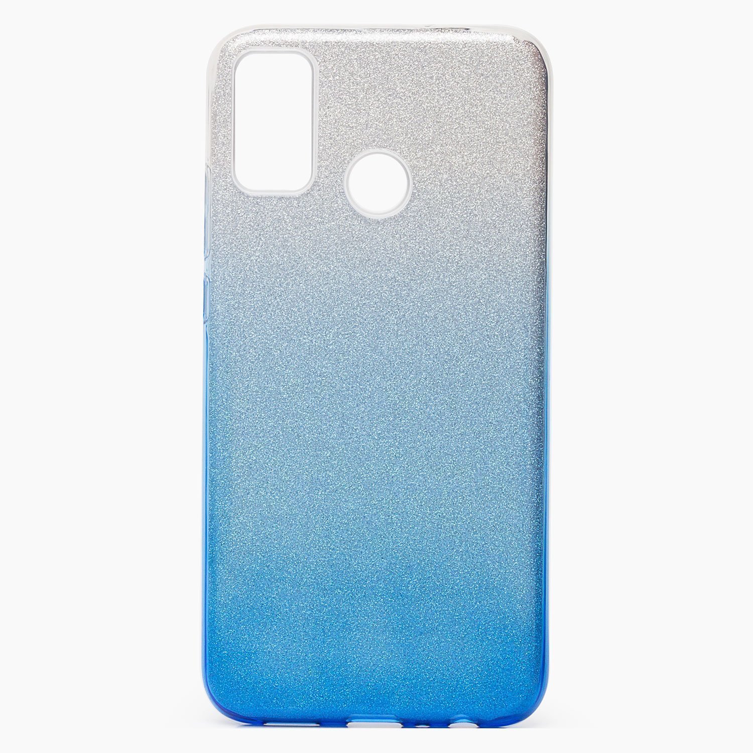 

Чехол-накладка SC097 для смартфона Huawei Honor 9X Lite, силикон, blue/silver (126673)