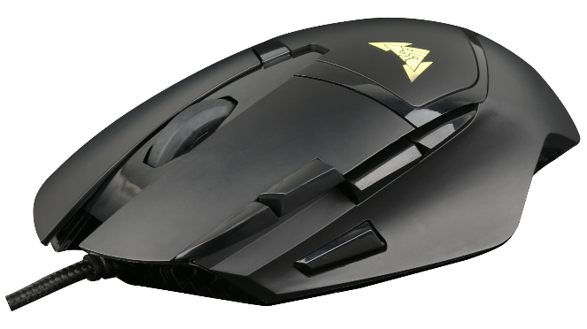

Мышь проводная Crown CMGM-901, 4800dpi, оптическая светодиодная, USB, черный, CMGM-901