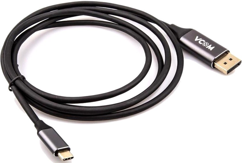 

Кабель USB 3.1 Type-C(m)-DisplayPort, позолоченные разъемы, 1.8м, черный VCOM (CU422MC-1.8M)