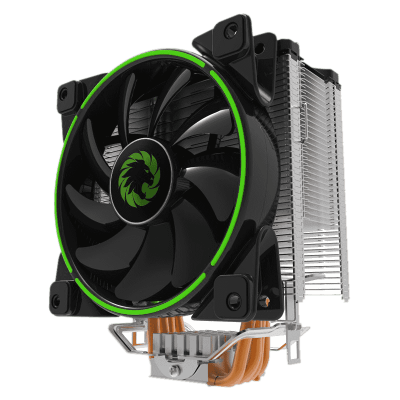 

Кулер для процессора GameMax GAMMA 500 Green для Socket/115x/1200/AM2/AM2+/AM3/AM3+/FM1/AM4/FM2/FM2+, 120мм, 1500rpm, 30.8 дБ, 187Вт, 4-pin PWM, Al+Cu, Green LED (Gamma 500 Green), GAMMA 500 Green