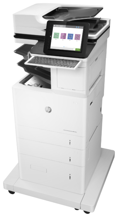 

МФУ лазерный HP LaserJet Enterprise Flow M635z, A4, ч/б, 61стр/мин (A4 ч/б), 1200x1200 dpi, дуплекс, ДАПД-150 листов, сетевой, Wi-Fi, USB (7PS99A), M635z