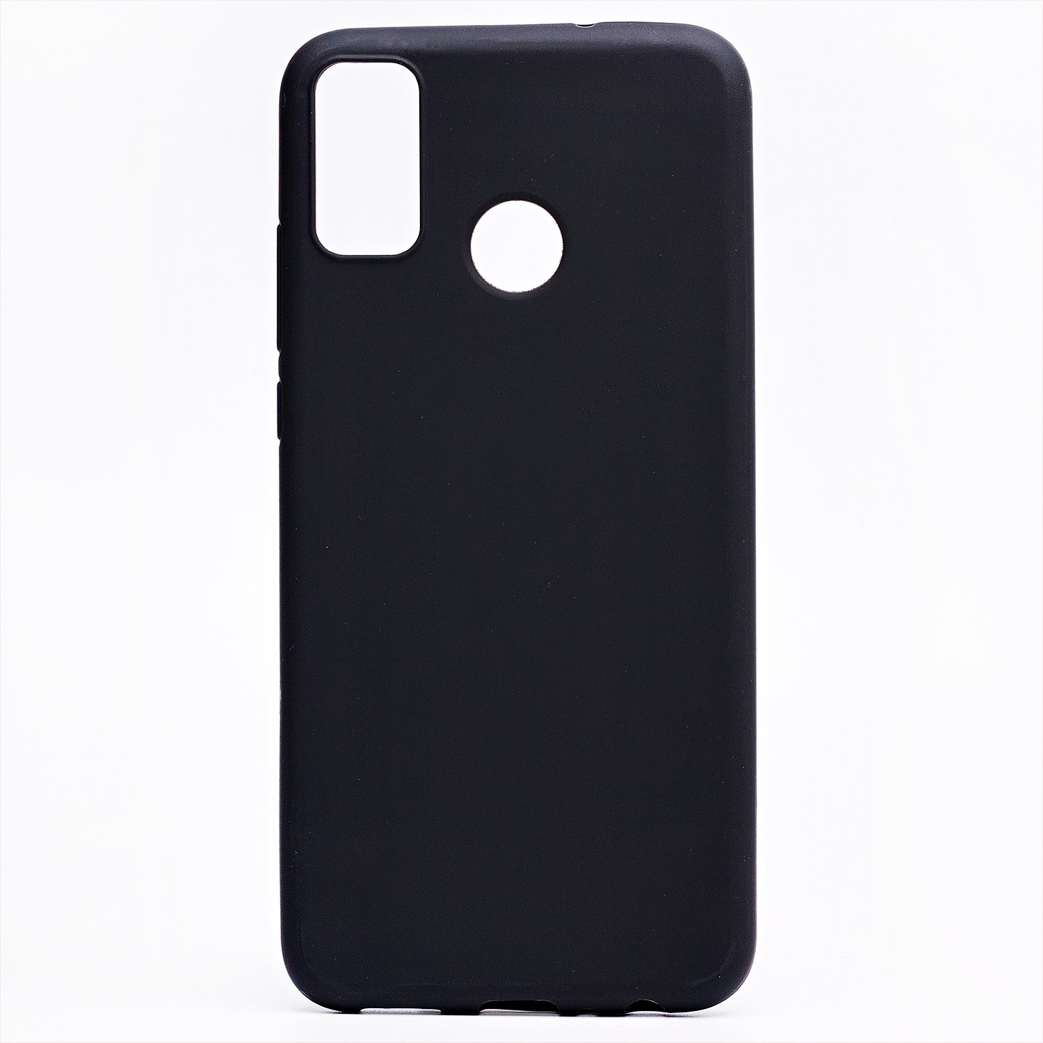 125445. Чехол mobi 6. Синий силиконовый чехол на Honor 20 с выпуклыми краями.