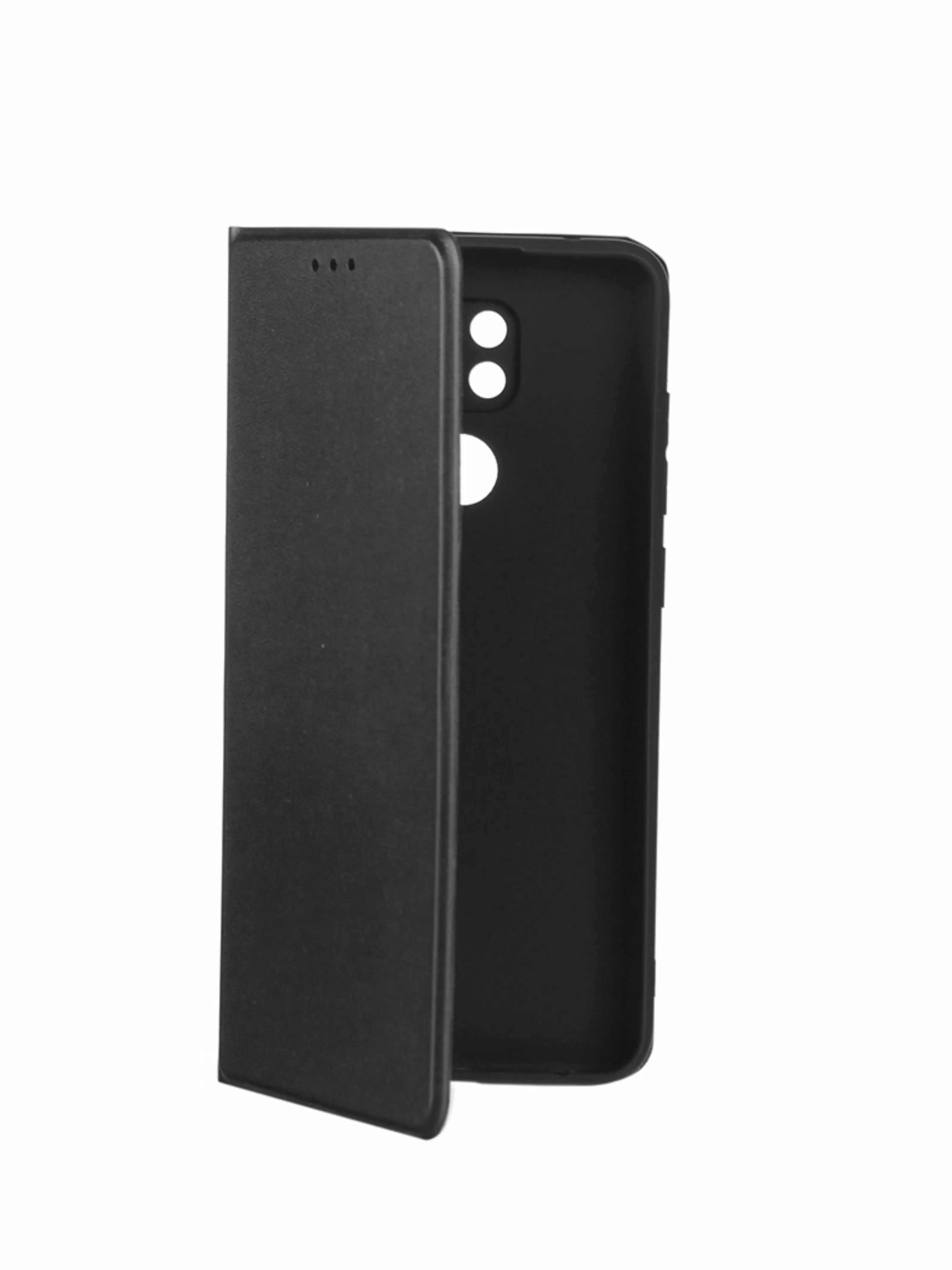 

Чехол-книжка Red Line с застежкой на магнитах для смартфона Xiaomi Redmi Note 9, искусственная кожа, черный (УТ000023040)