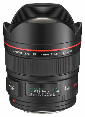 Объектив Canon EF 14 F2.8 L II USM, широкоугольный