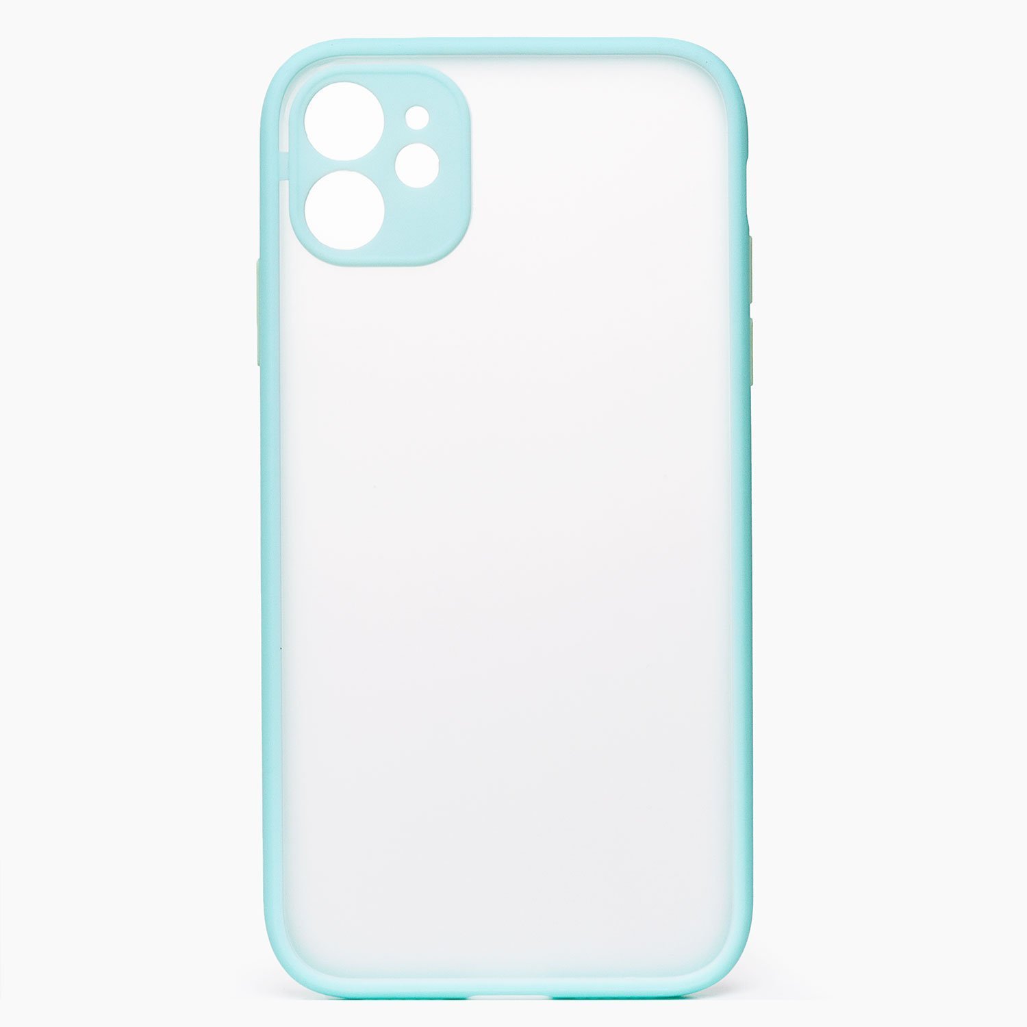 

Чехол-накладка PC041 для смартфона Apple iPhone 11, силикон, light blue/white (118644)