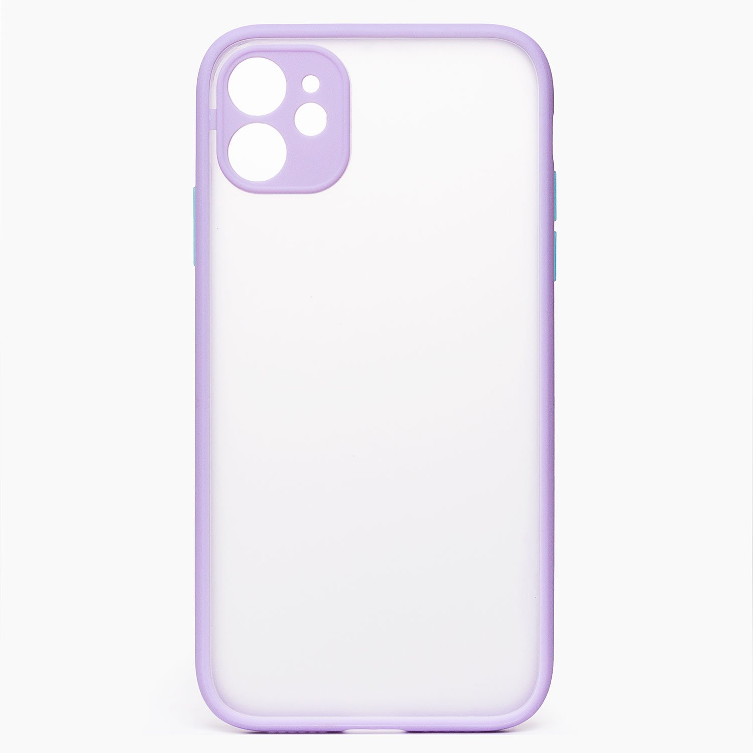 

Чехол-накладка PC041 для смартфона Apple iPhone 11, силикон, light violet/white (118646)