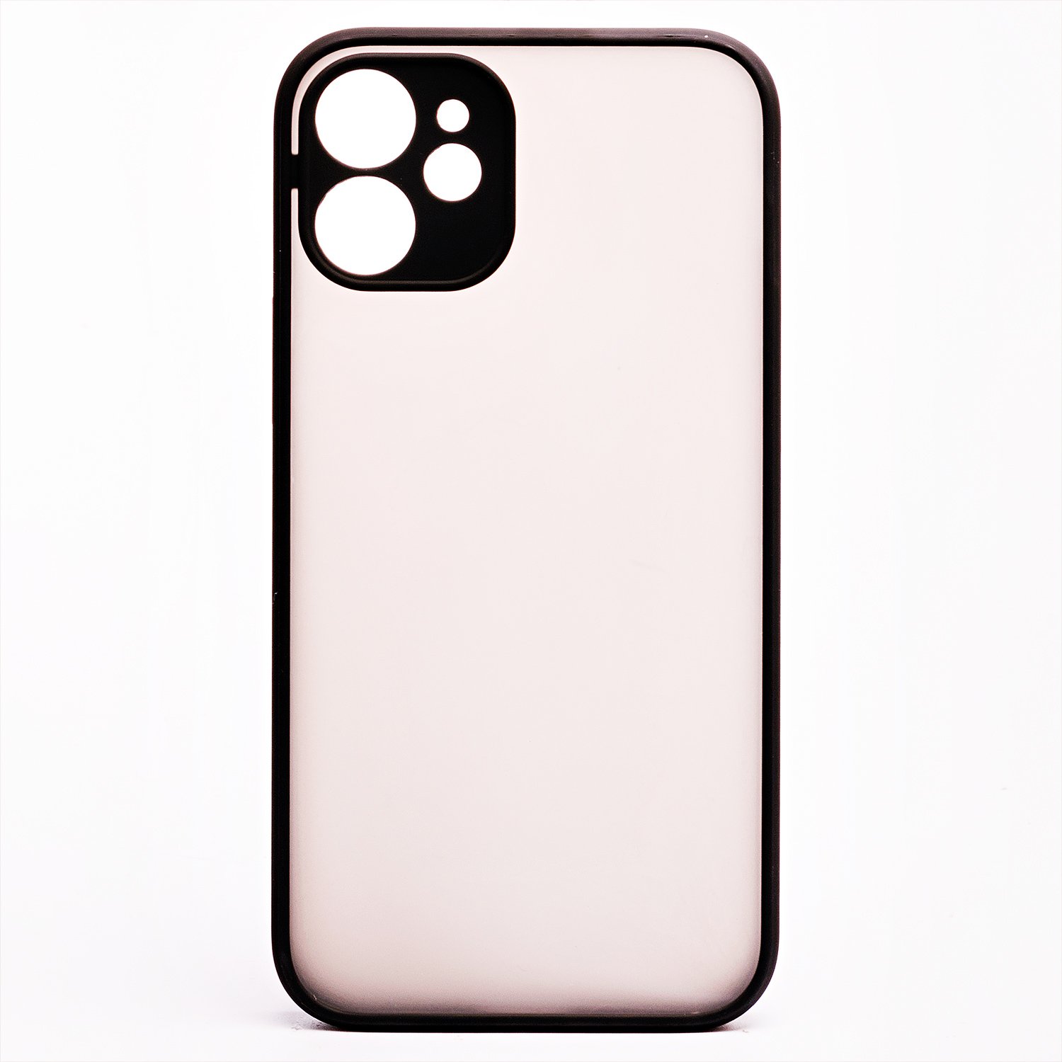 

Чехол-накладка PC041 для смартфона Apple iPhone 12, силикон, черный (126874)
