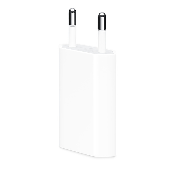 

Сетевое зарядное устройство Apple USB 5W, 1USB, 1A, белый (MGN13ZM/A), USB