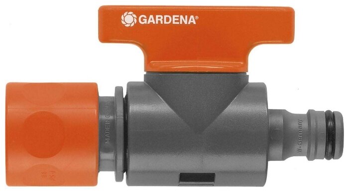 

Кран запорный GARDENA, 1/2" (13 мм), пластик (02977-20.000.00), 0