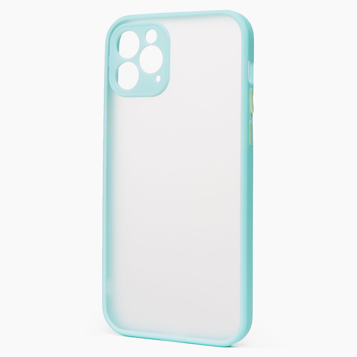 

Чехол-накладка PC041 для смартфона Apple iPhone 12 Pro, силикон, light blue/white (120251)