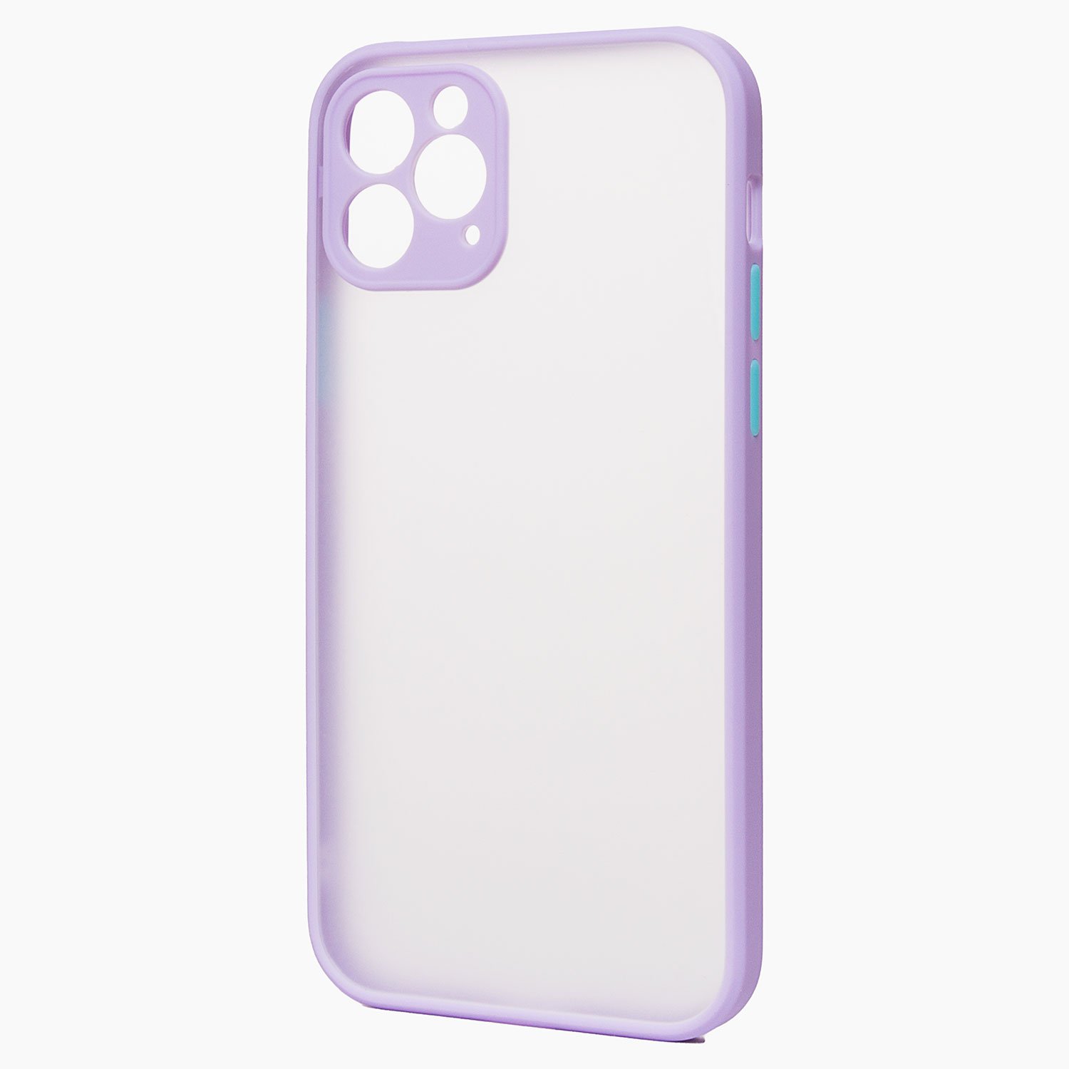 

Чехол-накладка PC041 для смартфона Apple iPhone 12 Pro, силикон, light violet/white (120253)