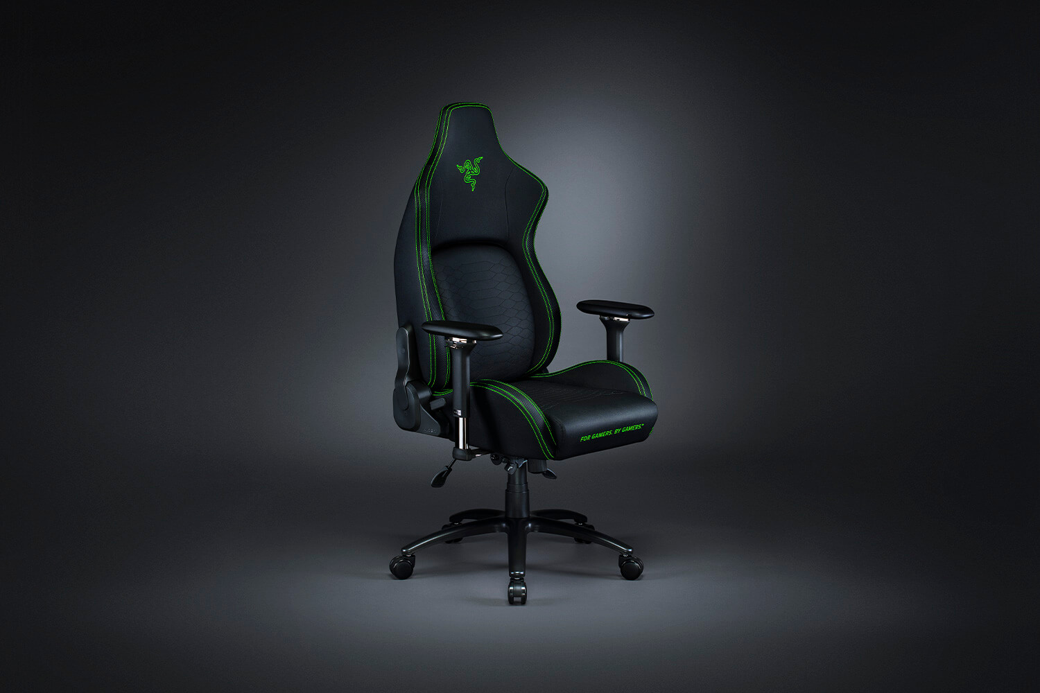 Кресло игровое Razer Iskur черный/зеленый (RZ38-02770100-R3G1)