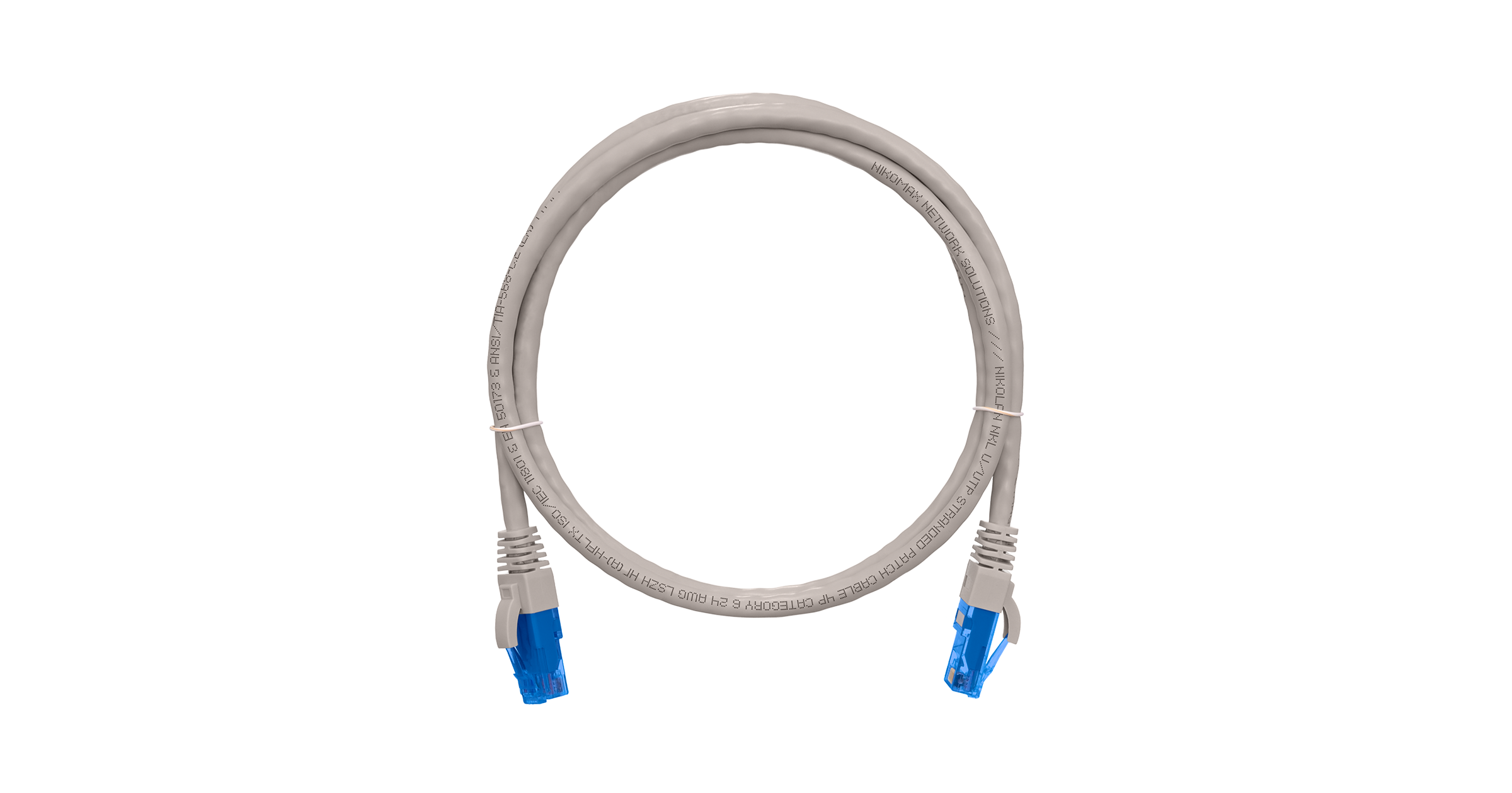 Патч-корд NIKOMAX UTP, кат.6, 0.15 м, RJ45-RJ45, серый (NMC-PC4UE55B-001-GY)
