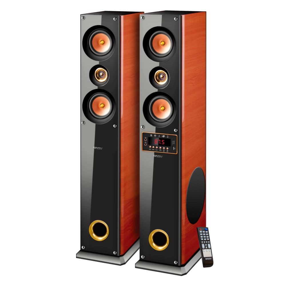 

Акустика 2.0 Ginzzu f, 200 Вт, FM, USB, microSD, Bluetooth, черный/оранжевый, f