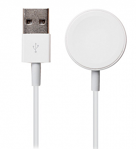 

Кабель USB 2.0(Am)-Apple Watch, 1A, 1м, белый, 0