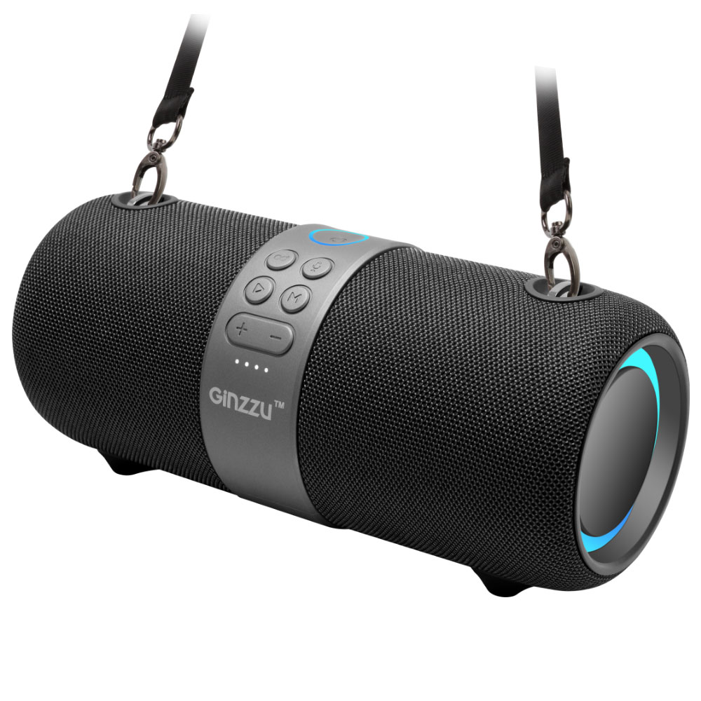 Портативная акустика Ginzzu GM-903B, 24 Вт, USB, Bluetooth