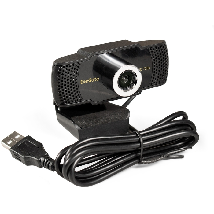 

Веб-камера ExeGate BusinessPro C922 HD, 1.3 MP, 1280x720, встроенный микрофон, USB 2.0, черный (EX287377RUS), BusinessPro C922 HD