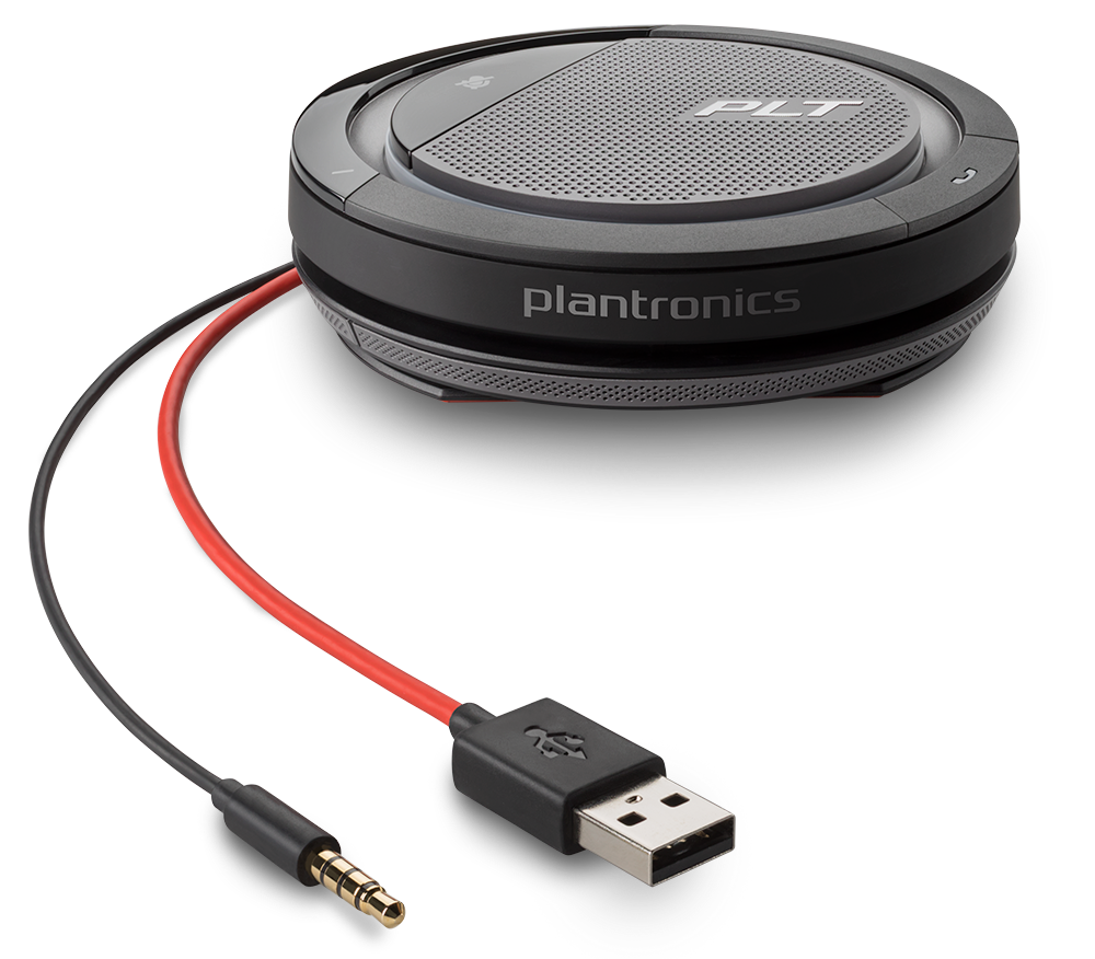 Спикерфон Plantronics Calisto 5200, USB, Jack 3.5mm, черный (210902-01)