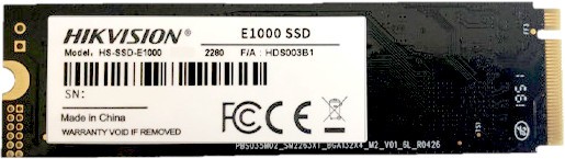 Твердотельный накопитель (SSD) Hikvision 128Gb E1000, 2280, M.2, NVMe (HS-SSD-E1000/128G) HS-SSD-E1000/128G - фото 1