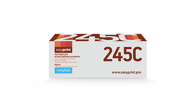 

Картридж лазерный EasyPrint LB-245C (TN-245C), голубой, 2200 страниц, совместимый, для Brother HL-3140CW/3170CDW/DCP-9020CDW/MFC-9330CDW