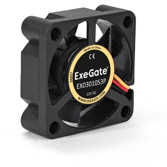 

Вентилятор ExeGate EX03010S3P, 30 мм, 9000rpm, 26 дБ, 3-pin, 1шт (EX281210RUS), EX03010S3P