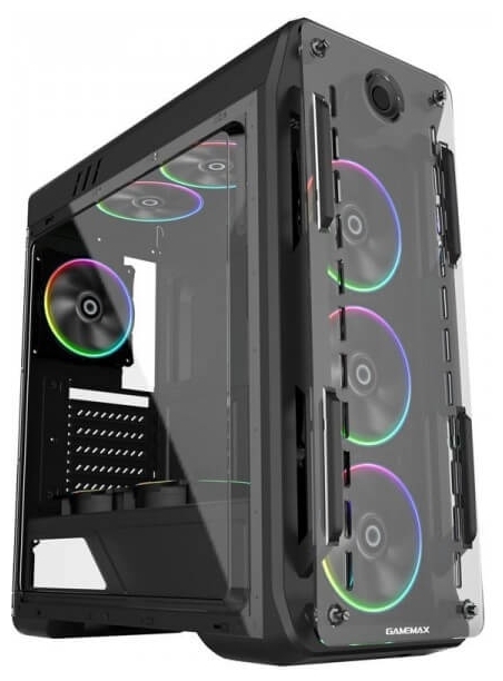 

Корпус GameMax G510, ATX, Midi-Tower, USB 3.0, черный, Без БП, G510