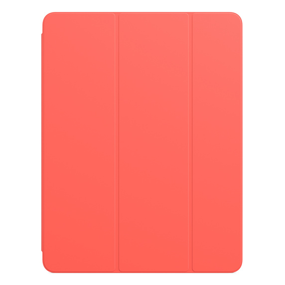 

Чехол-обложка Apple Smart Folio для планшета Apple iPad Pro 12,9" (3‑го и 4-го поколения), полиуретан, розовый цитрус (MH063ZM/A)