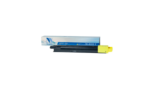 

Картридж лазерный NV Print NV-TK-8325Y (TK-8325Y/1T02NPANL0), желтый, 12000 страниц, совместимый для Kyocera TASKalfa 2551ci