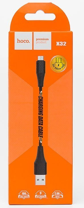 

Кабель USB-Micro USB, 2A, 1м, черный HOCO Excellent X32, X32