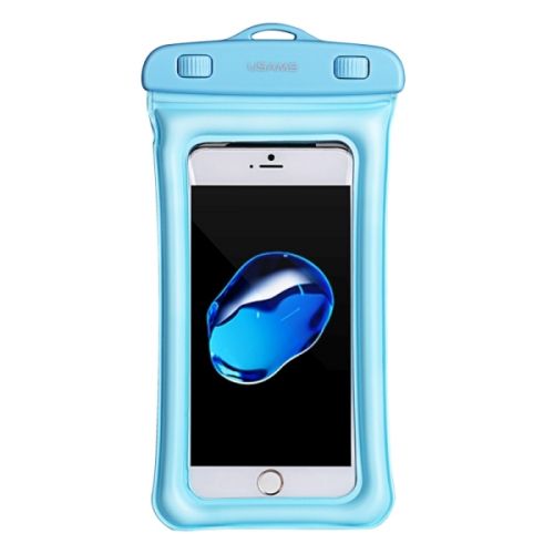 Чехол-сумочка Usams YD007 для смартфона универсальный до 6’’, водонепроницаемый, голубой (6FSD702)