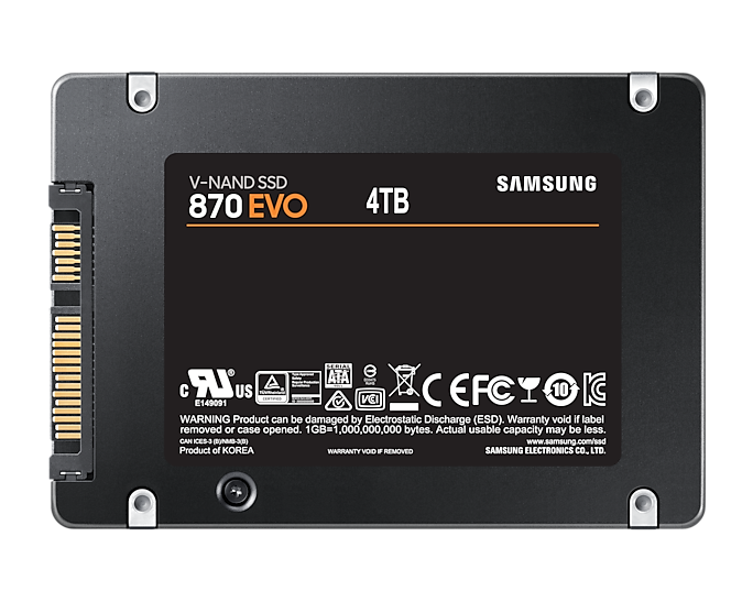 SSD Samsung 870 EVO 4Tb 2.5