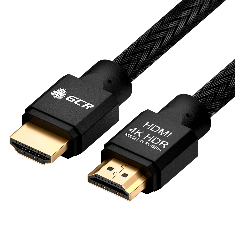 

Кабель HDMI(19M)-HDMI(19M) v2.0 4K, экранированный, 3 м, черный Greenconnect (GCR-52190)