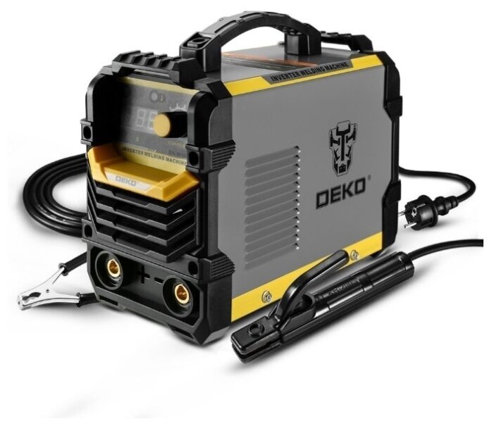 

Сварочный аппарат DEKO DKWM200A, MMA, инверторный, MMA (10А-200А), кейс (051-4670), DKWM200A