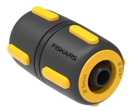 

Соединитель FISKARS, 3/8" (9 мм) - 3/8" (9 мм), полипропилен, муфта соединительная (1027063)
