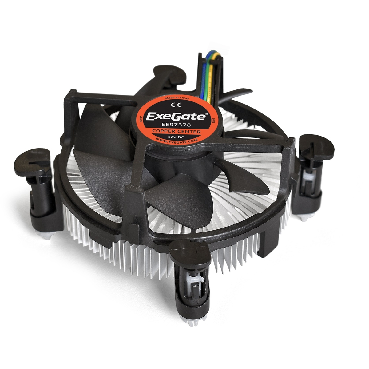 

Кулер для процессора Exegate EЕ97378 для Socket/115x/1200, 92 мм, 2400rpm, 23 дБА, 95 Вт, 4-pin PWM, Al+Cu (EX283278RUS), EЕ97378