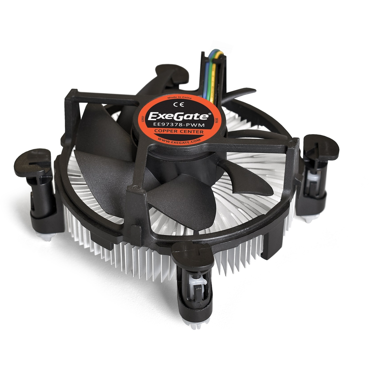 

Кулер для процессора Exegate EЕ97378-PWM для Socket/115x/1200, 92 мм, 2600rpm, 24 дБА, 95 Вт, 4-pin PWM, Al+Cu (EX283277RUS), EЕ97378-PWM