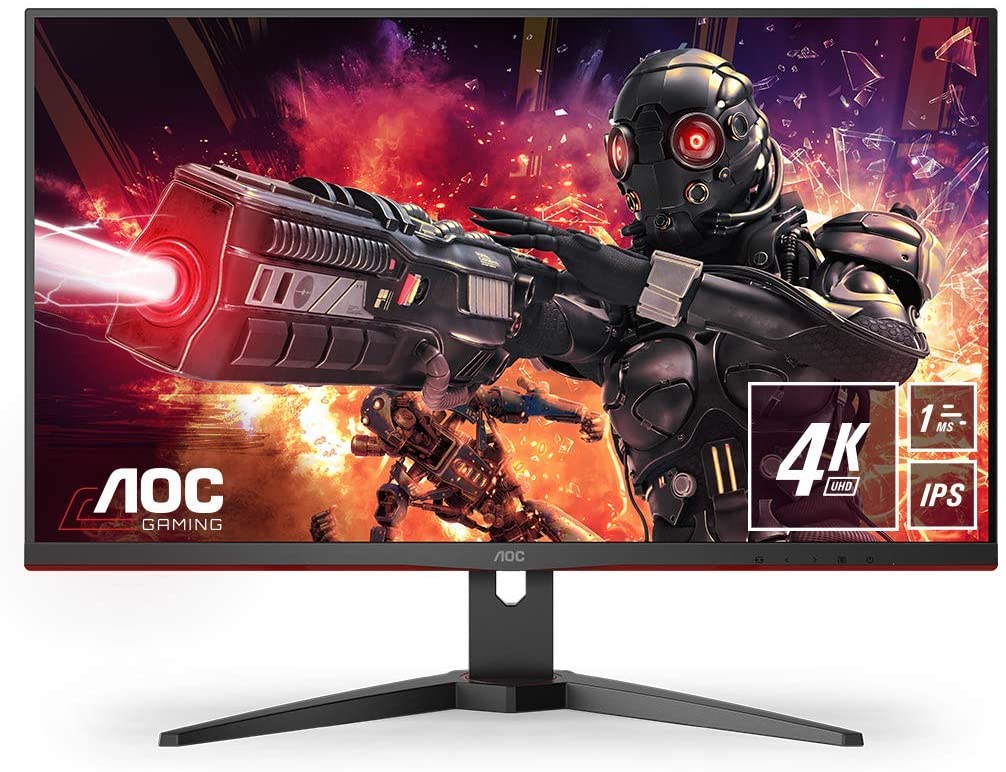 

Монитор 28" AOC U28G2AE IPS, 3840x2160 (16:9), 300кд/м2, 1мс, 178°/178°, FreeSync, HDMI, DisplayPort, черный, U28G2AE