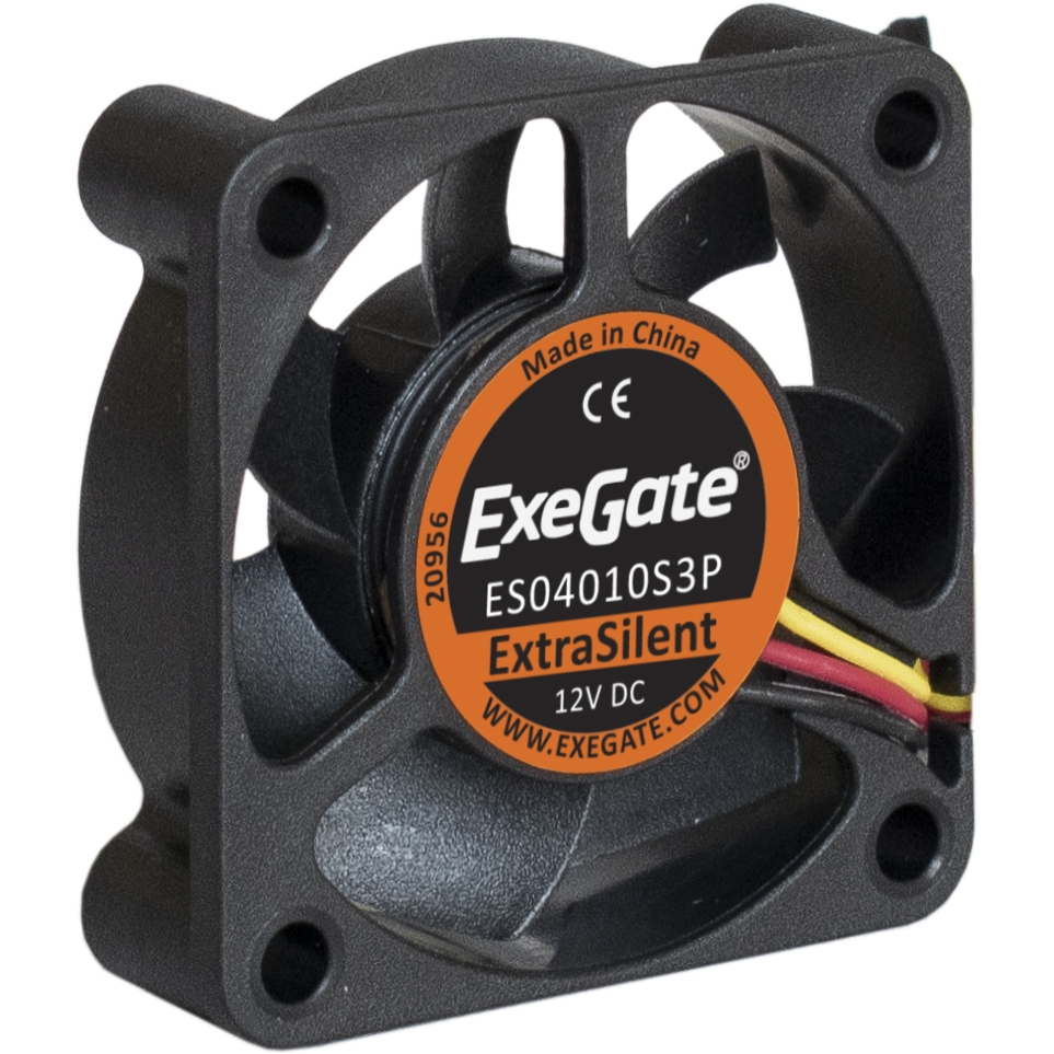 Вентилятор ExeGate ES04010S3P, 40 мм, 1шт