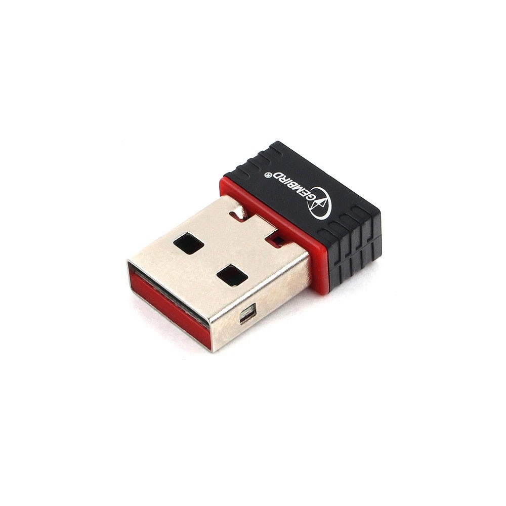 

Адаптер Wi-Fi GEMBIRD WNP-UA-007, 802.11b/g/n, 2.4 ГГц, до 150 Мбит/с, 20 дБм, USB, WNP-UA-007