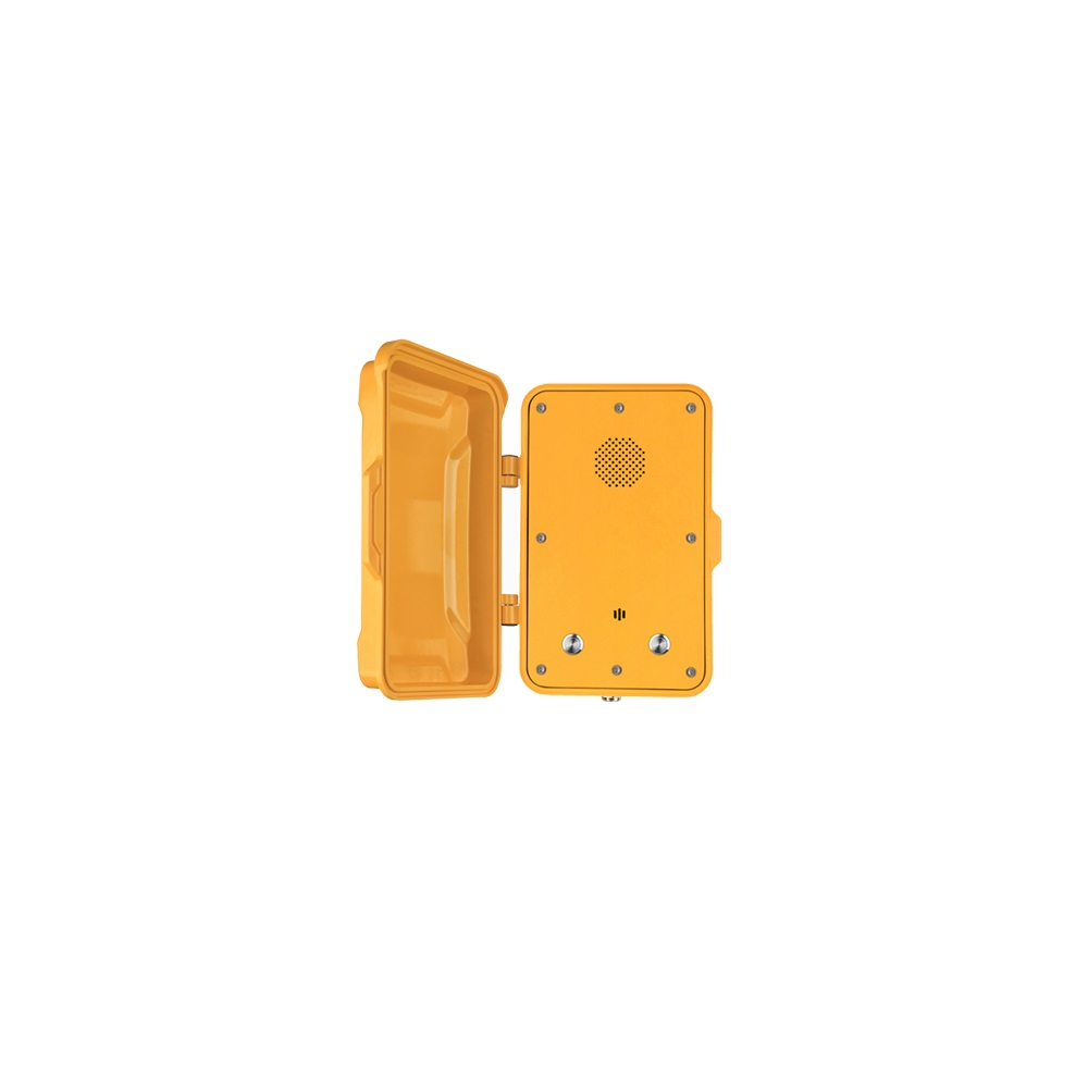 

VoIP-телефон J&R JR102-2B-Y-SIP, PoE, оранжевый, Всепогодный вандалозащищенный промышленный с защитной крышкой, JR102-2B-Y-SIP