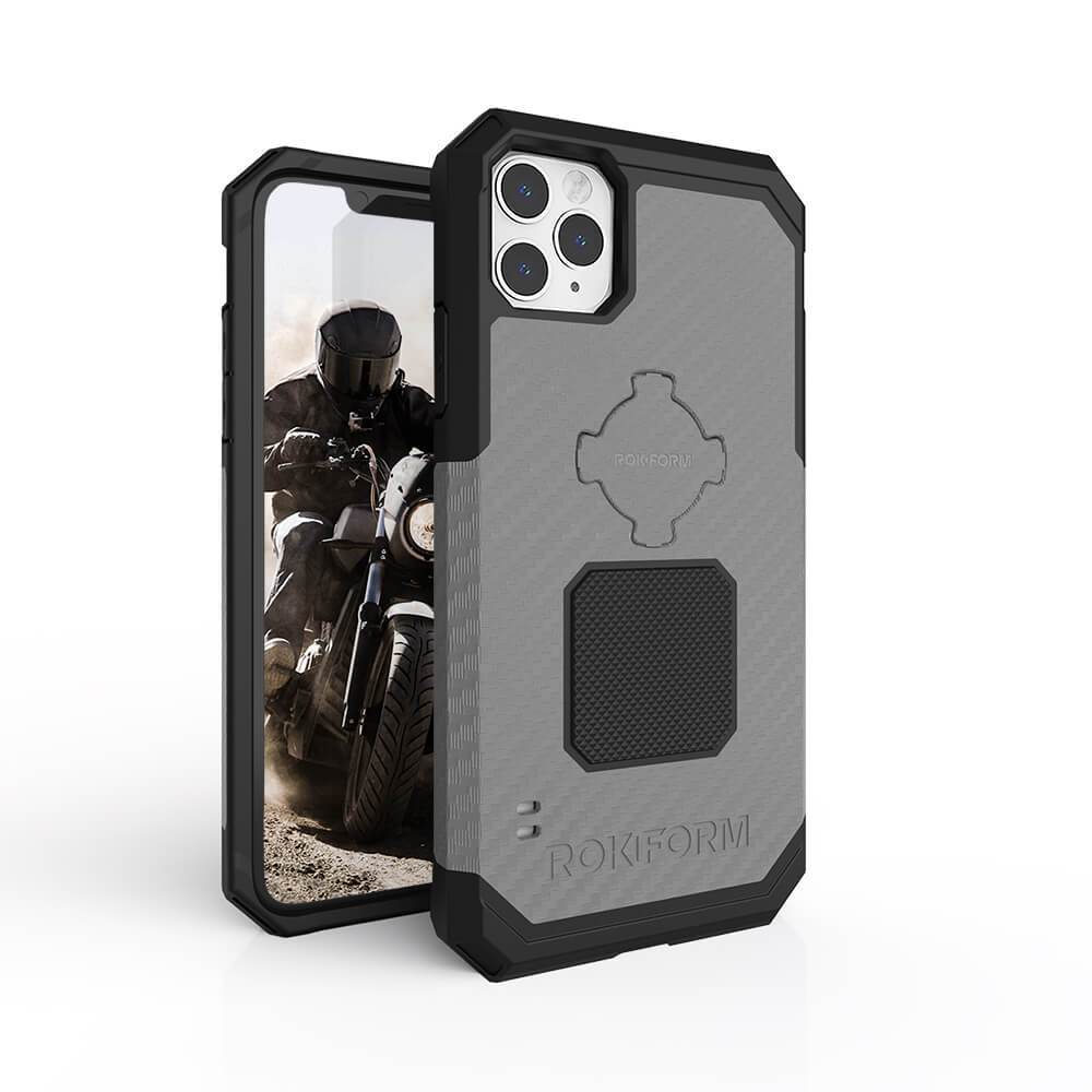 

Чехол-накладка Rokform Rugged Case для смартфона Apple iPhone 11 Pro Max, поликарбонат, серый (306843P)