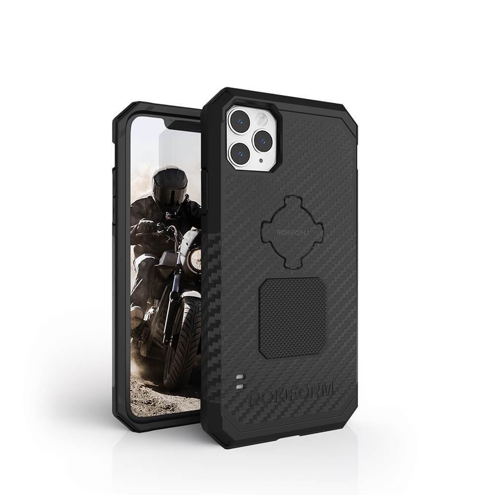 Чехол-накладка Rokform Rugged Case для смартфона Apple iPhone 11 Pro,  поликарбонат, черный, 867022 купить в Новосибирске в интернет-магазине e2e4