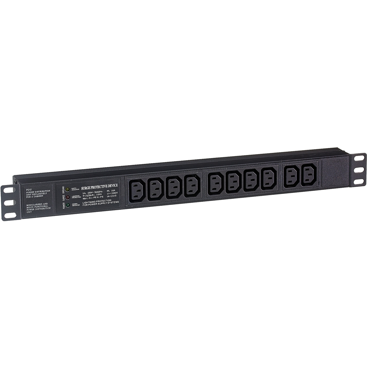 

Блок розеток (PDU) ExeGate ServerPro PDU-19H004 Al-10C13-C14-SPD3, 1U, кол-во розеток:10 (10xC13), черный (EX280862RUS), ServerPro PDU-19H004 Al-10C13-C14-SPD3