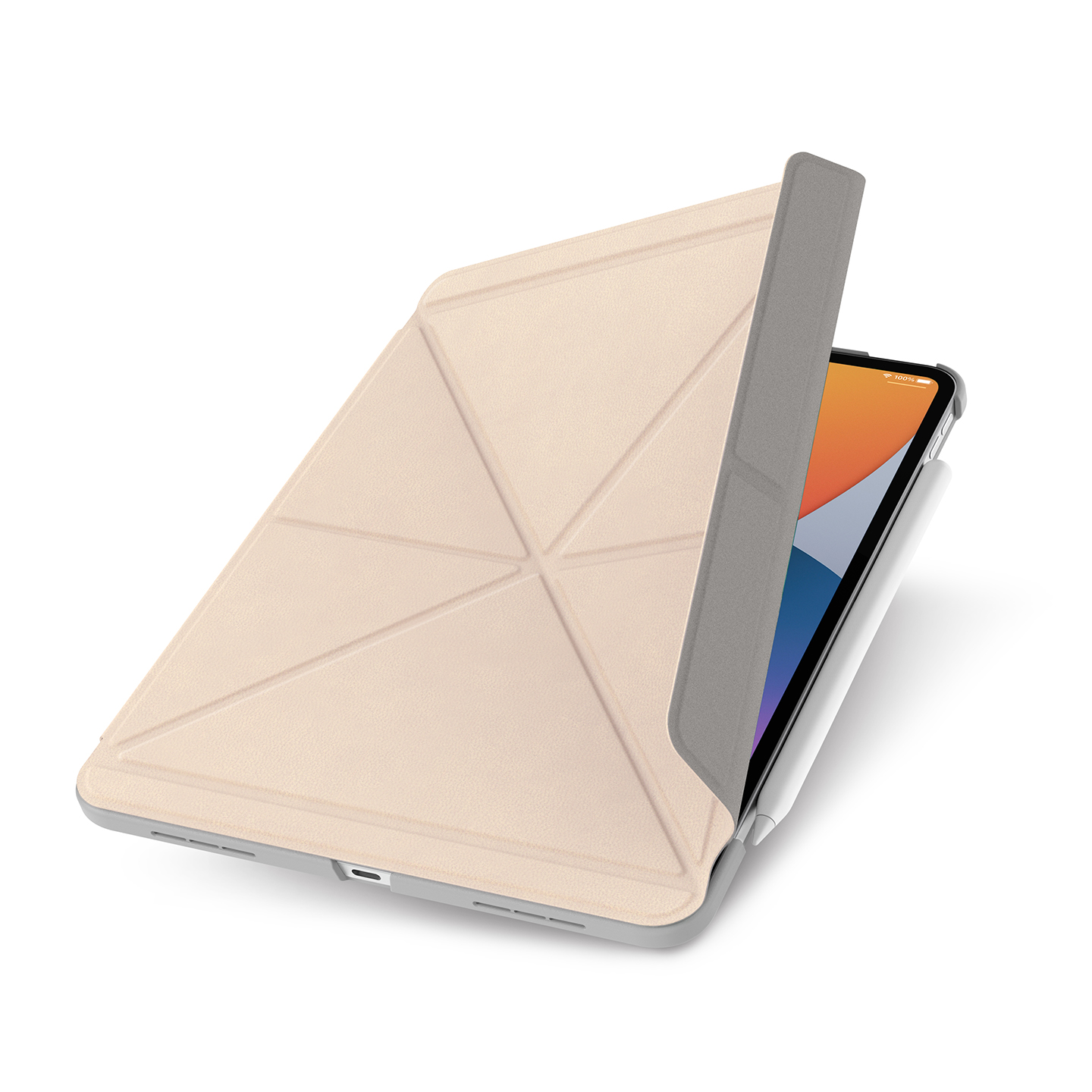 

Чехол MOSHI VersaCover для планшета Apple iPad Air 10.9" (2020), полиуретан/пластик, бежевый (99MO056263)