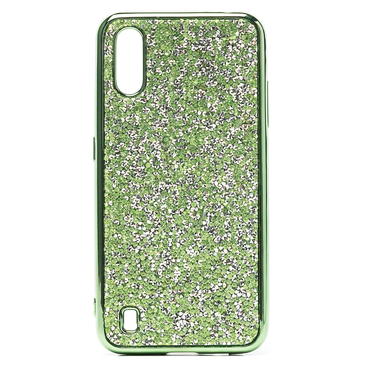 

Чехол-накладка SC216 для смартфона Samsung SM-A015 Galaxy A01/SM-M015 Galaxy M01, силикон, green (127259)